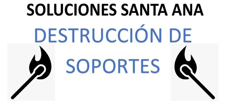 Destrucción de Soportes